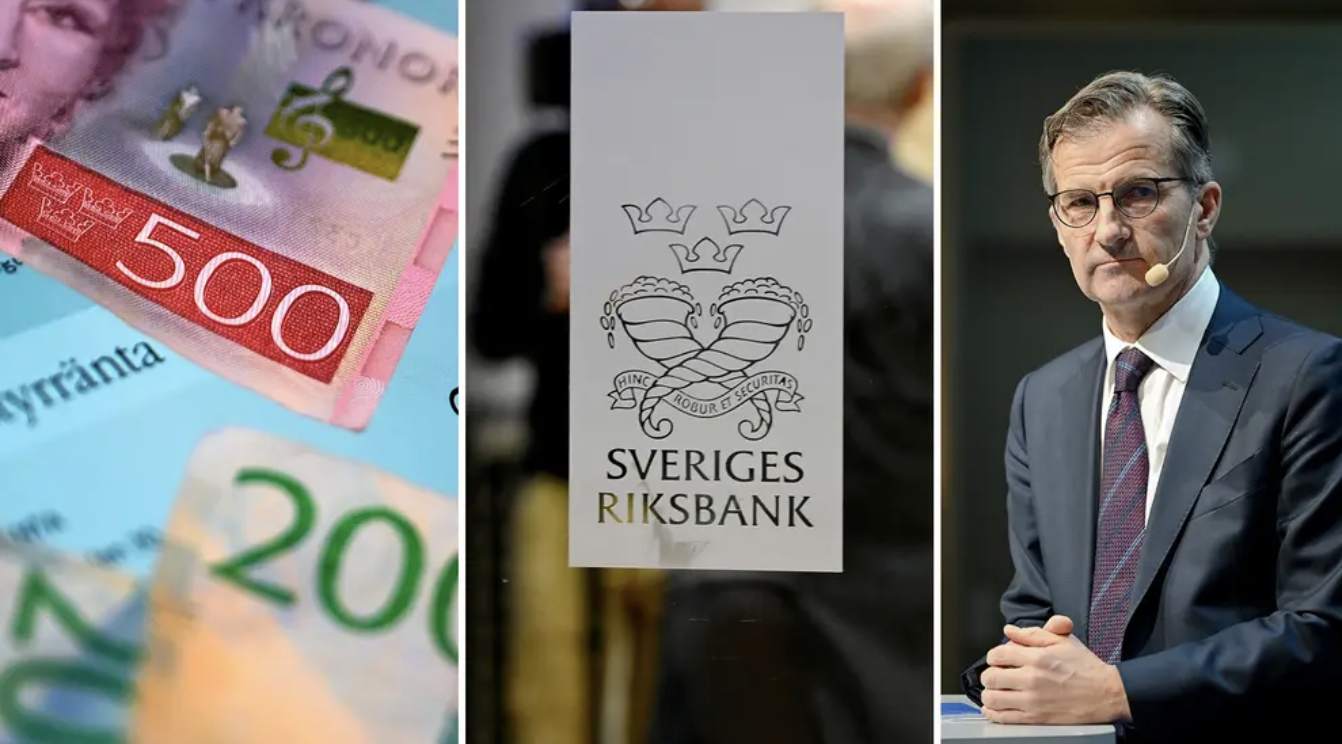 瑞典央行再次提高基准利率，这是第七次连续提高，目前为3.5%