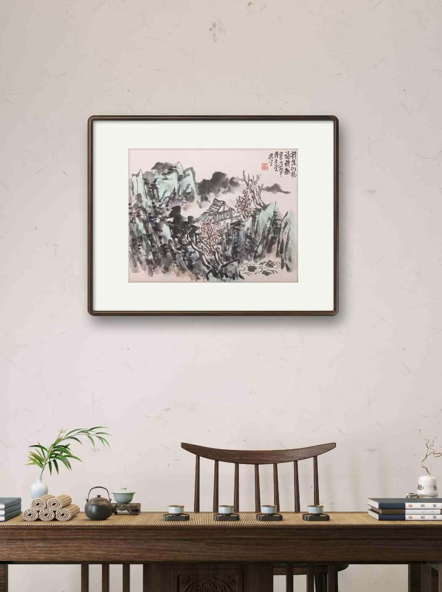 胸怀丘壑着墨香——黄振宇山水画品读